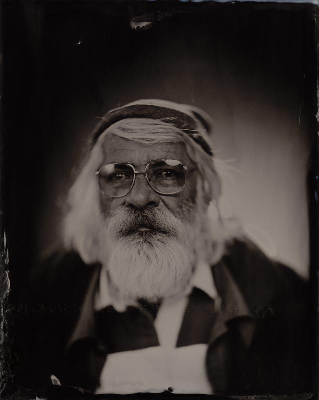 wet plate collodion portrait of homeless woman deborah